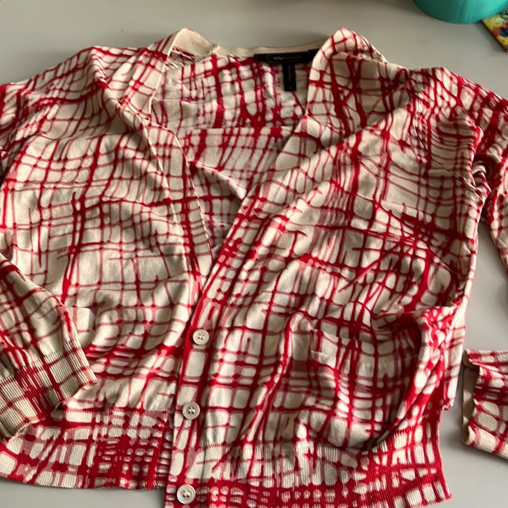 Cropped cardigan lightweight. Summer weight